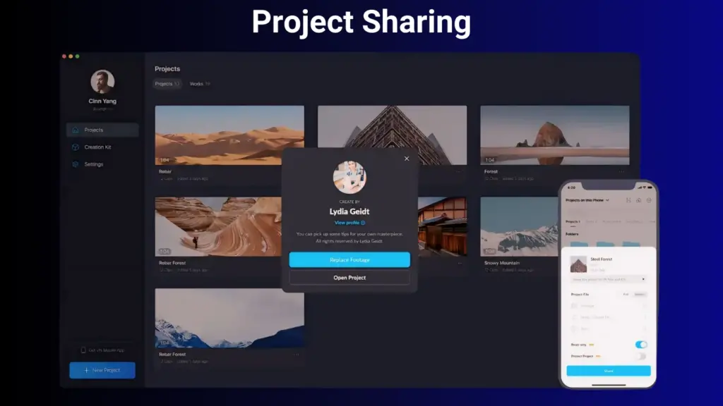 VN Video Editor For MAC Download Latest Version - Pro Editor 4 VN for MAC Project sharing